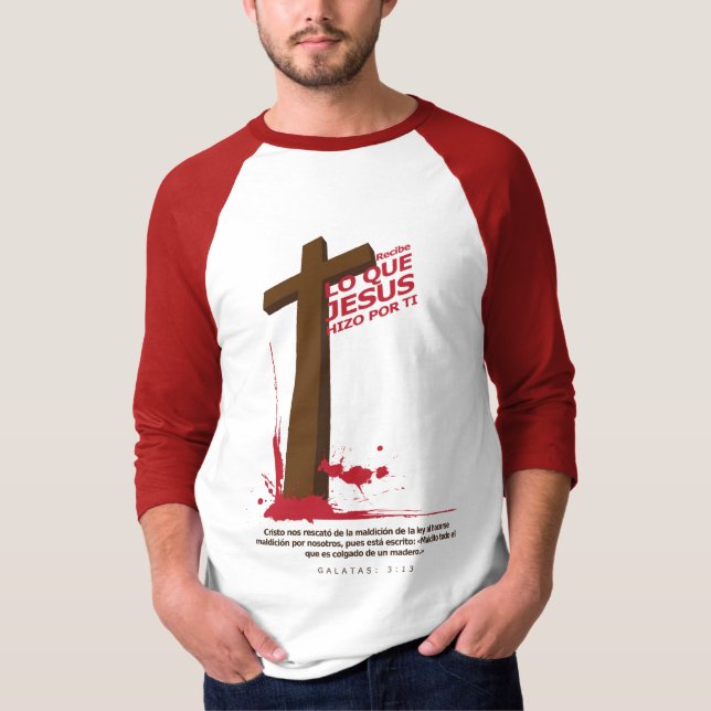 Camiseta Lo que Jesús hizo por ti (Anverso)