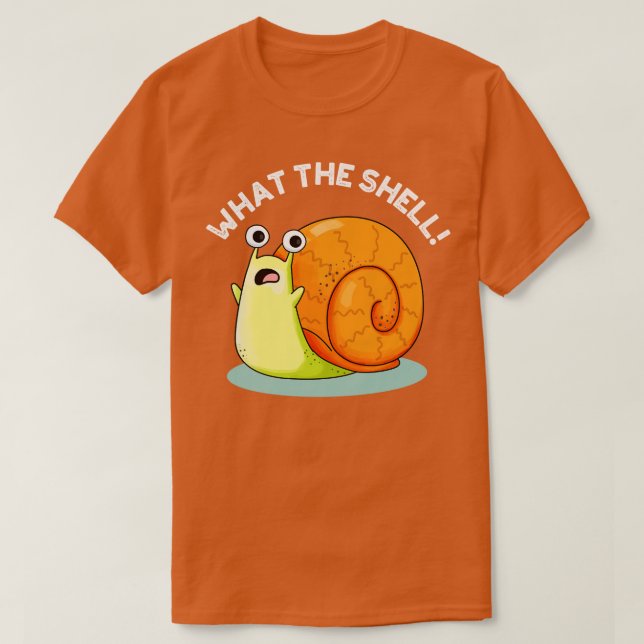 Camiseta Lo que la cáscara de caracol picó (Diseño del anverso)