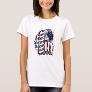 Camiseta Lo que los Estados Unidos representan