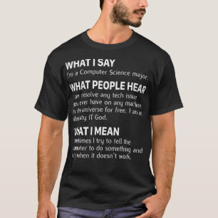 Camiseta Lo que me senté es un especialista en Ciencias de