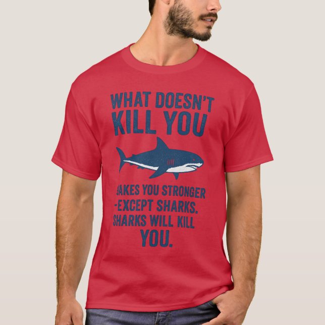 CAMISETA LO QUE NO TE MATA TE HACE MÁS FUERTE - EXCEPTO (Anverso)