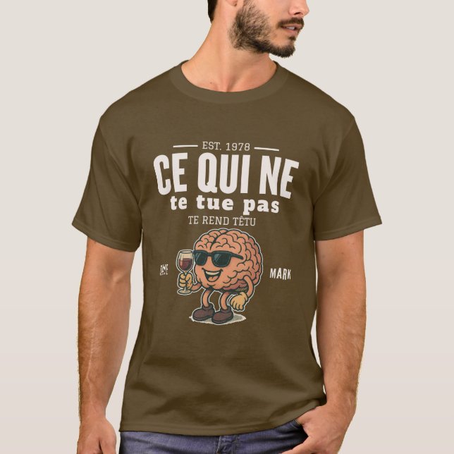 Camiseta Lo que no te mata te hace testarudo (Anverso)