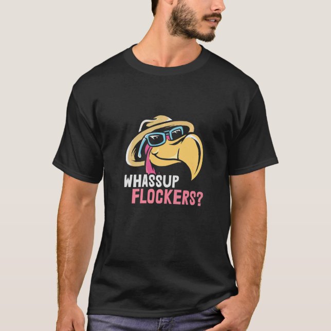 Camiseta Lo que pasa con los flamencos (Anverso)