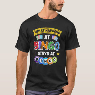 Camiseta Lo Que Pasa En Bingo Se Queda En Bingo Player Game