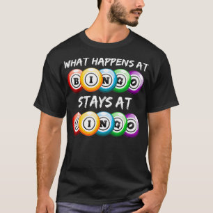 Camiseta Lo Que Pasa En Bingo Se Queda En Funny Bingo Playe