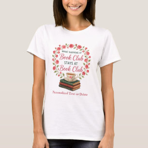 Camiseta Lo Que Pasa En Book Club Se Queda En Book Club Fun
