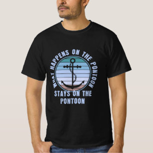 Camiseta Lo que pasa en el pontón se queda en el pontón