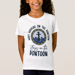 Camiseta Lo que pasa en el pontón se queda en el pontón