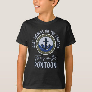 Camiseta Lo que pasa en el pontón se queda en el pontón