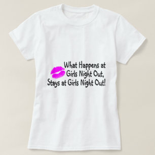 Camiseta Lo Que Pasa En Las Noches De Los Chicas Se Queda E