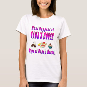 Camiseta Lo Que Pasa En Nanas House Pink
