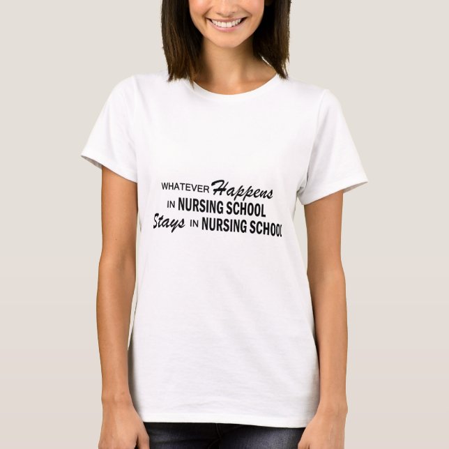 Camiseta Lo que pase - Escuela de Enfermería (Anverso)