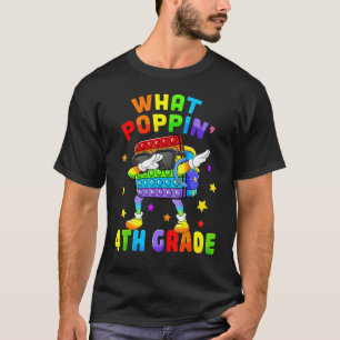 Camiseta Lo que Poppin Maestra en Equipo de 4º Grado vuelve