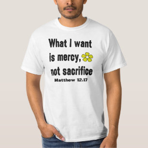 Camiseta Lo que quiero es Misericordia no Sacrificio 