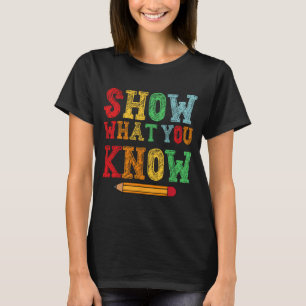 Camiseta Lo que sabes es lo divertido que enseñan los estud