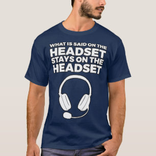 Camiseta Lo que se dice en los auriculares