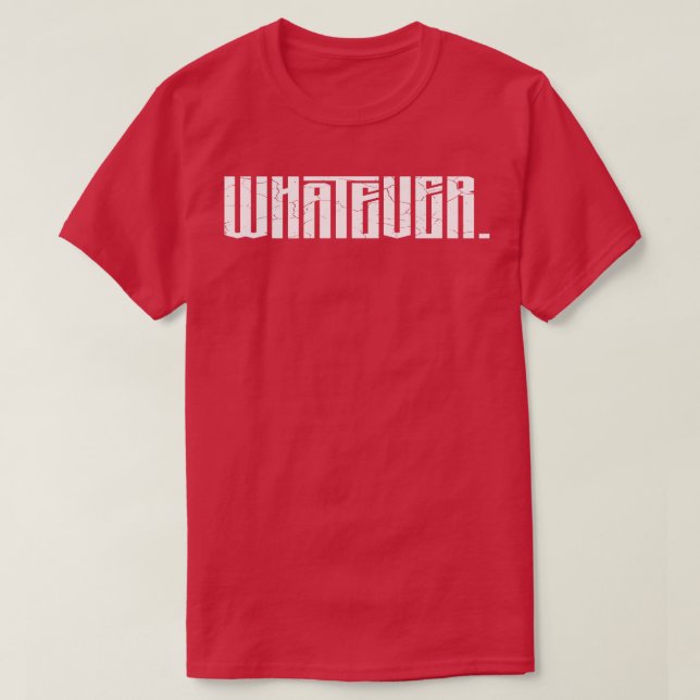 Camiseta Lo que sea (Diseño del anverso)