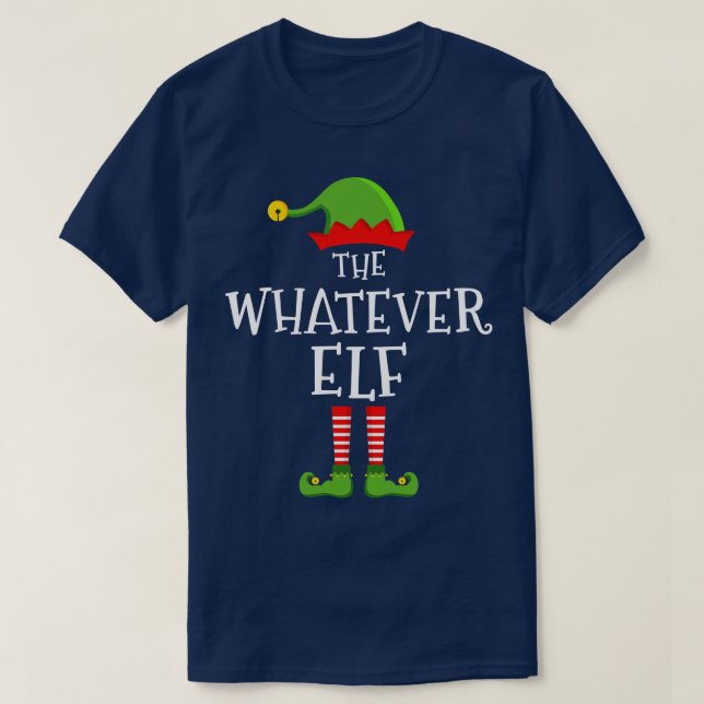 Camiseta Lo que sea navidades divertidos que coincidan con  (Diseño del anverso)