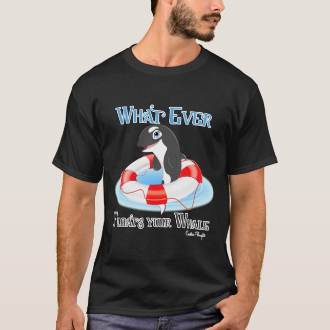 Camiseta Lo que sea que flote tu ballena (Anverso)
