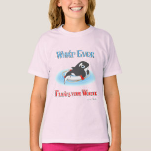 Camiseta Lo que sea que flote tu ballena
