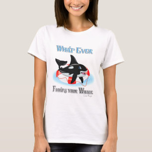 Camiseta Lo que sea que flote tu ballena 2
