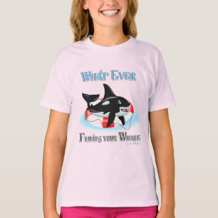 Camiseta Lo que sea que flote tu ballena 2