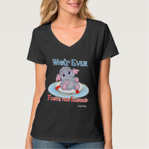 Camiseta Lo que sea que flote tu bebé elefante