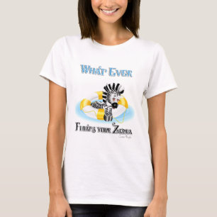 Camiseta Lo que sea que flote tu cebra 3