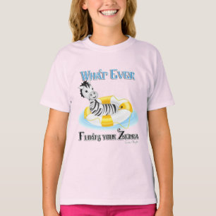 Camiseta Lo que sea que flote tu cebra 4