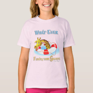 Camiseta Lo que sea que flote tu jirafa 2