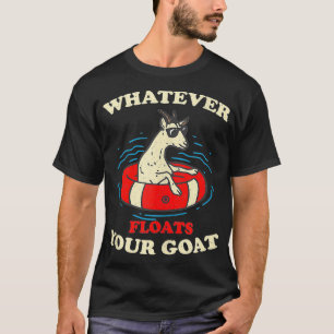 Camiseta Lo que sea que flote tu río de viaje flotante de v