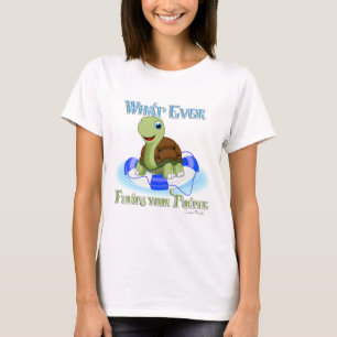 Camiseta Lo que sea que flote tu tortuga 2