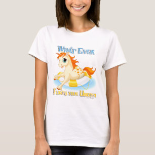 Camiseta Lo que sea que flote tu unicornio