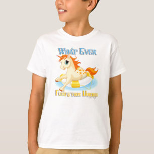 Camiseta Lo que sea que flote tu unicornio