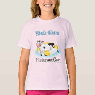 Camiseta Lo que sea que flote tu vaca