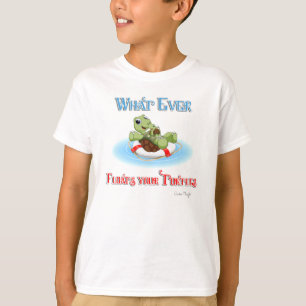 Camiseta Lo que sea que flote tus tortugas