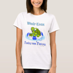 Camiseta Lo que sea que flote tus tortugas 3