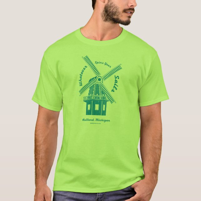 Camiseta Lo que sea que gire tus velas (Anverso)