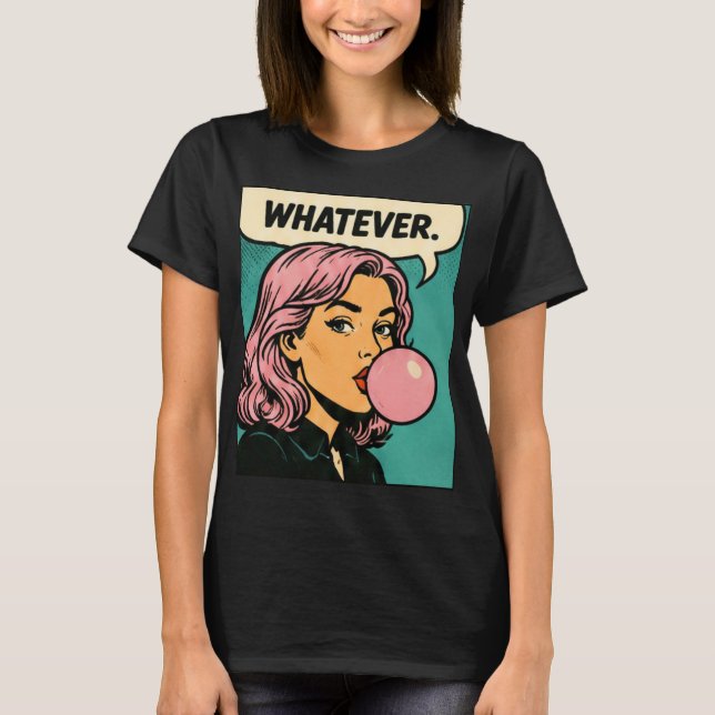 Camiseta “Lo que sea” Retro Cómic (Anverso)