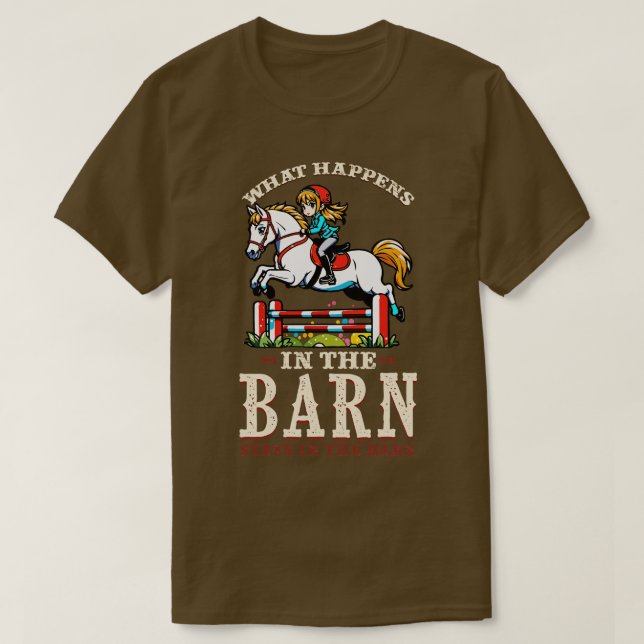 Camiseta Lo Que Sucede En El Barn 7 (Diseño del anverso)