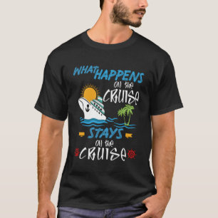 Camiseta Lo Que Sucede En El Cruceros Se Queda En El Anc
