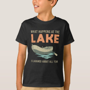 Camiseta Lo Que Sucede En El Regalo De Navegación En Barco