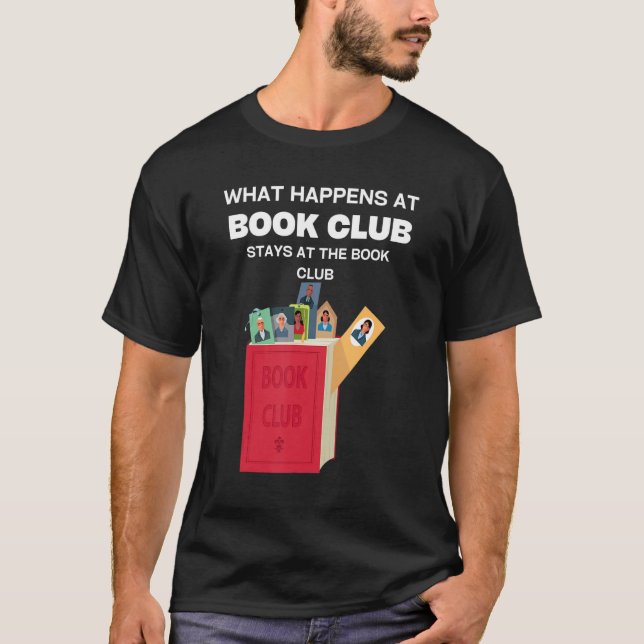 Camiseta Lo que sucede en las estancias del Book Club en Re (Anverso)
