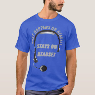 Camiseta Lo que sucede en los auriculares