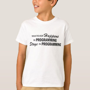 Camiseta Lo que sucede - programación