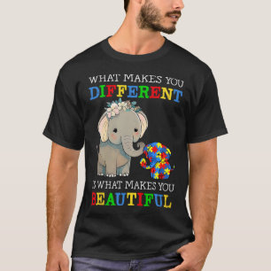 Camiseta Lo que te hace diferente al autismo de la mamá ele