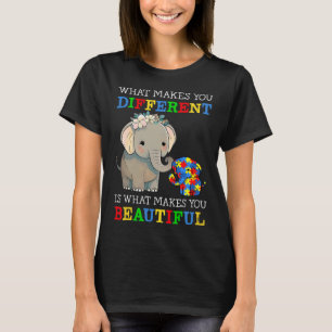 Camiseta Lo que te hace diferente al autismo de la mamá ele