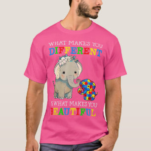 Camiseta Lo que te hace diferente al autismo de la mamá ele