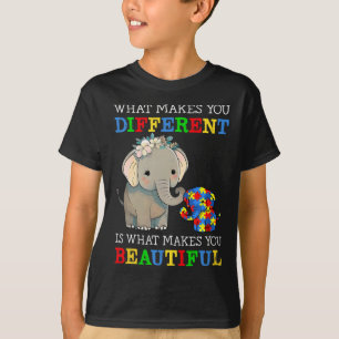 Camiseta Lo que te hace diferente al autismo de la mamá ele