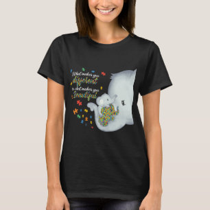 Camiseta Lo Que Te Hace Diferente Es Lo Que Te Hace Beautif